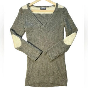 Wooden Ships V-Neck Mohair Wool Blend Sweater